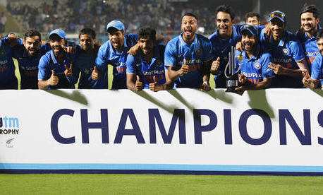New Zealand collapses to 79 all out as India wins ODI series